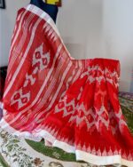 Red Bliss Monipuri Saree - Image 6